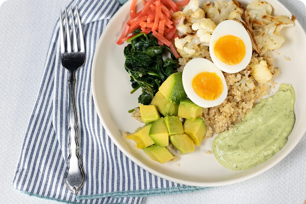 California Crema and Quinoa Breakfast Bowl